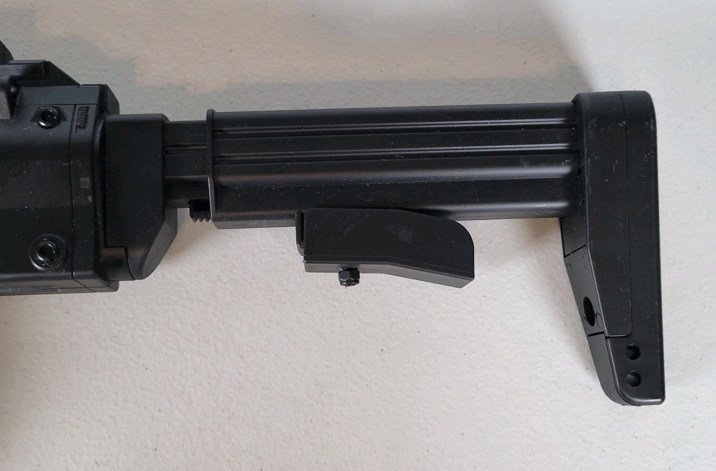 H&K MP7 SMG Airsoft Electric With Grip And Stock Heckler Koch Umarex Untested