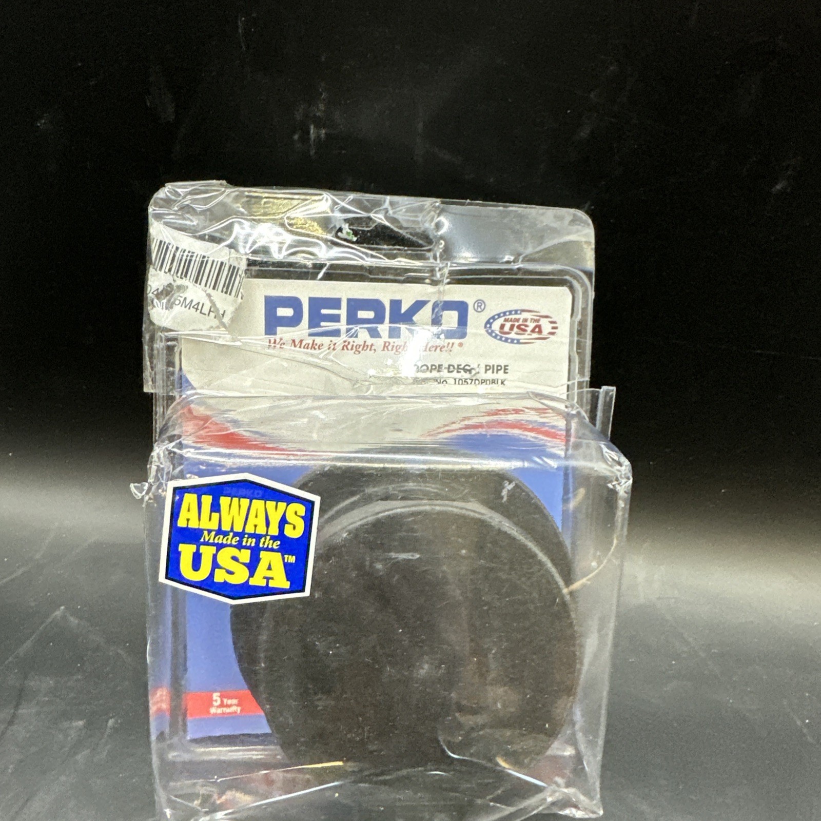 NEW Perko 1057DP0BLK Rope Deck Pipe - Black Plastic For 7/8" Rope