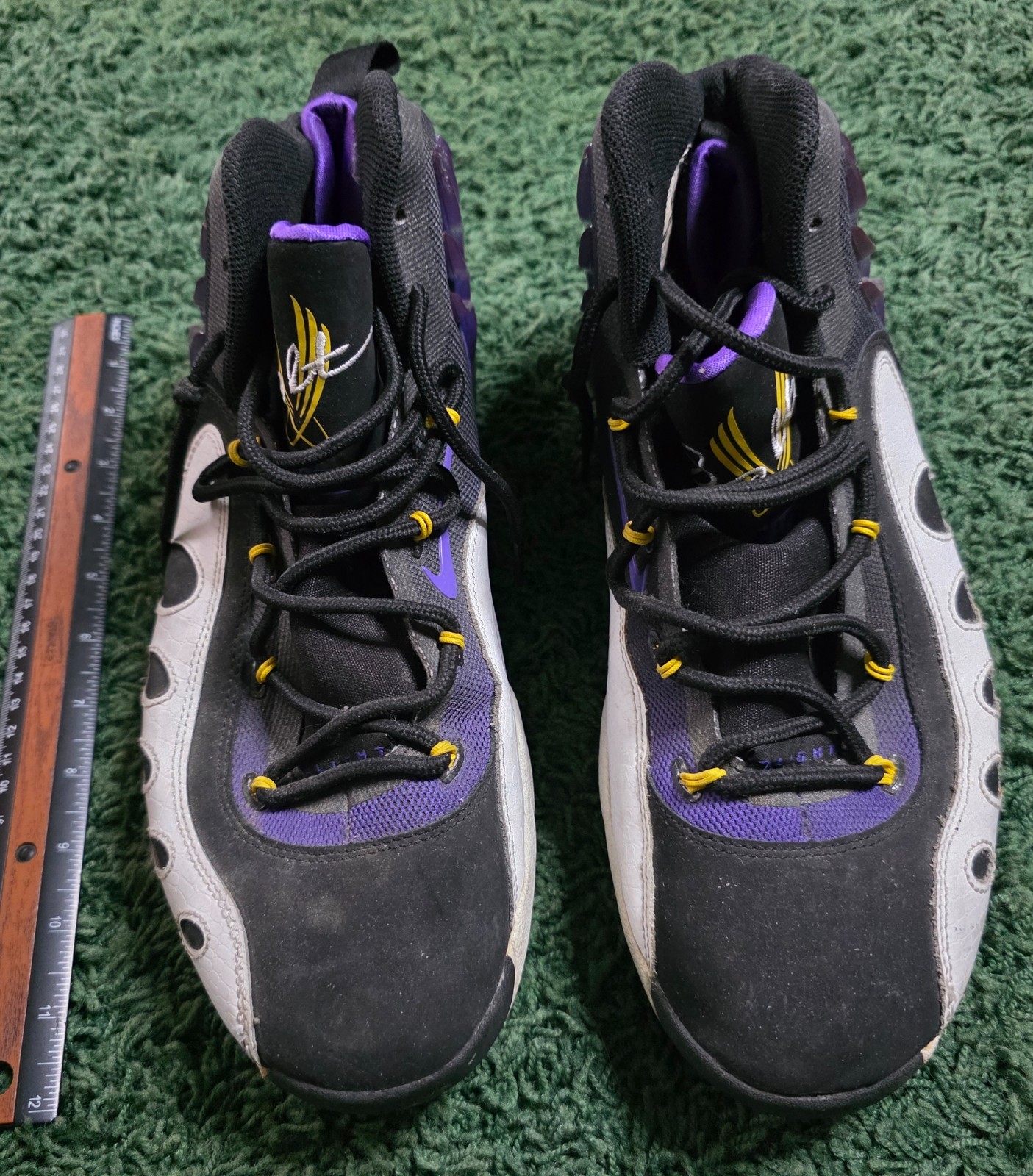 Nike GP20 Sonic Flight Black & Purple Venom 11.5 Sneakers #641333-001