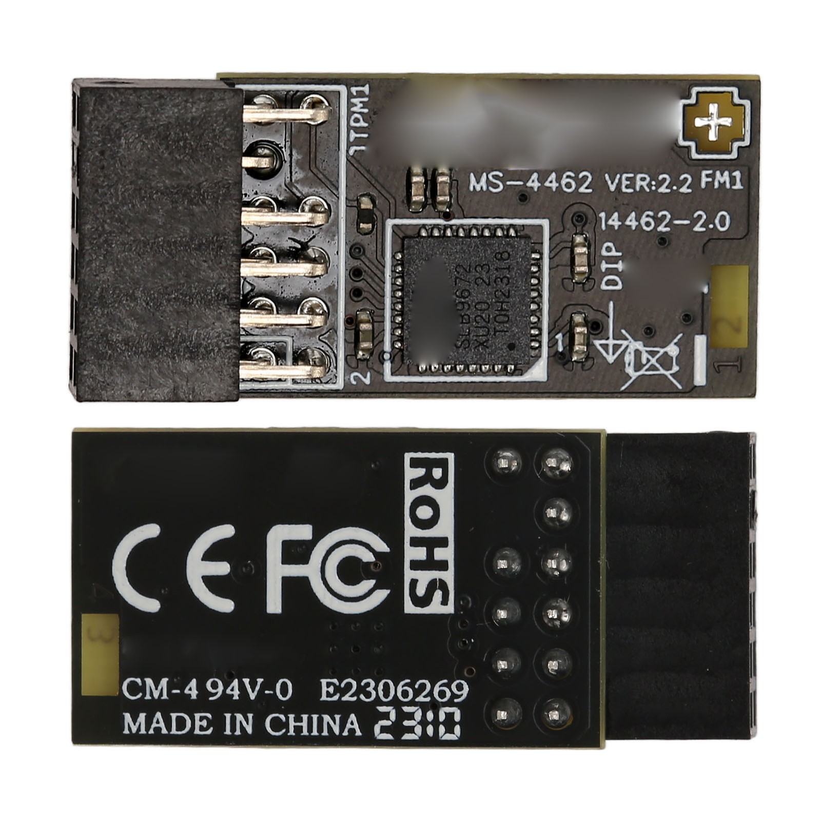 TPM2.0 Module With SLB 9672 SPI Interface For Motherboards