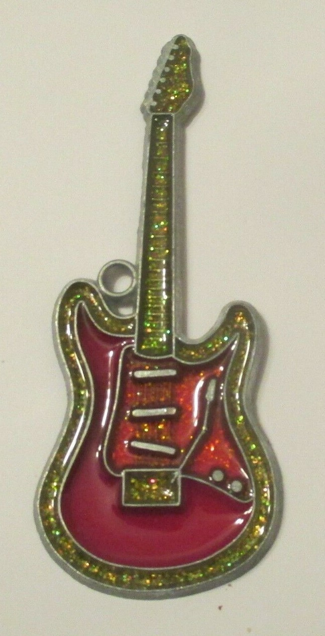 RED GUITAR SUNCATCHER (MUSICAL SUNCATCHERS)