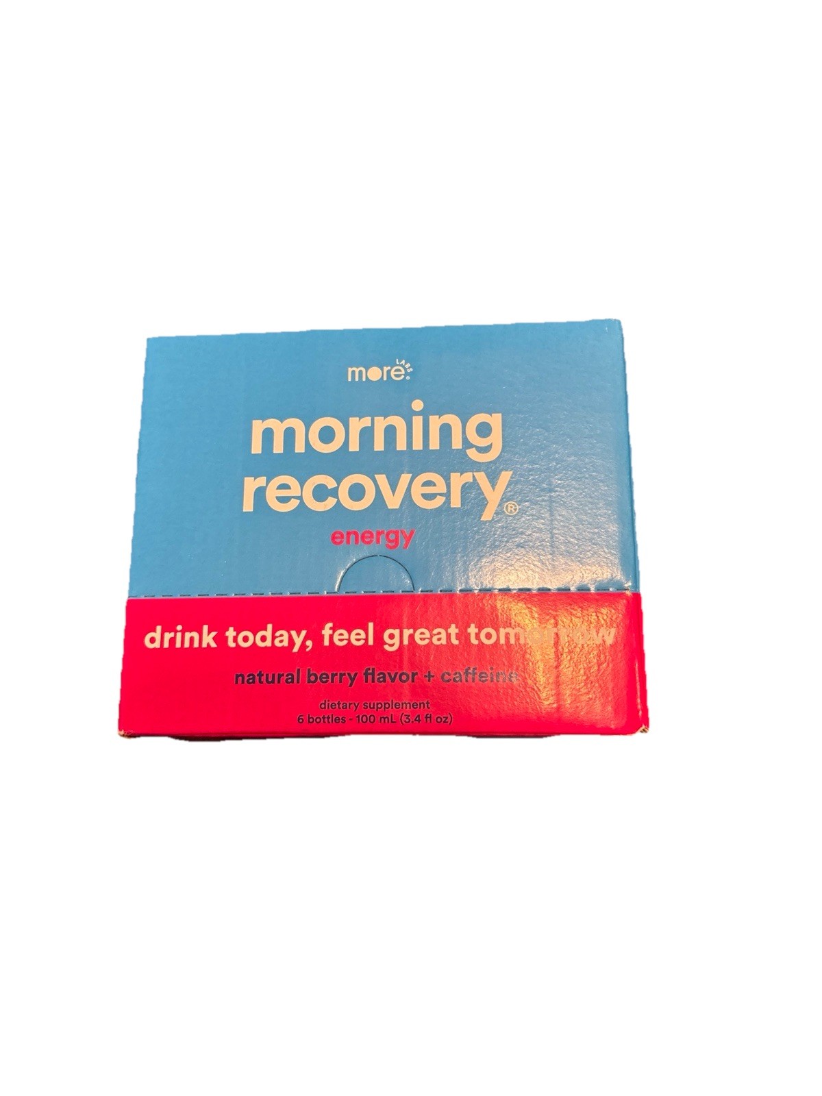 More Labs Morning Recovery Electrolyte Drink – Berry  | 6-Pack