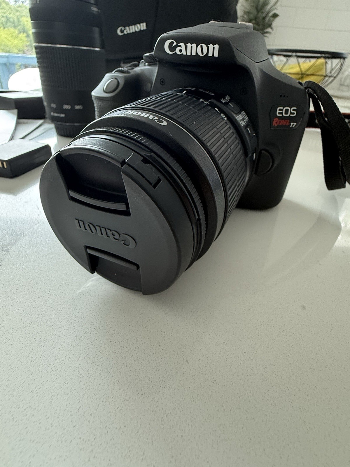 Canon EOS Rebel T7/2000D DSLR Camera Bundle 18-55mm & 75-300mm Bag