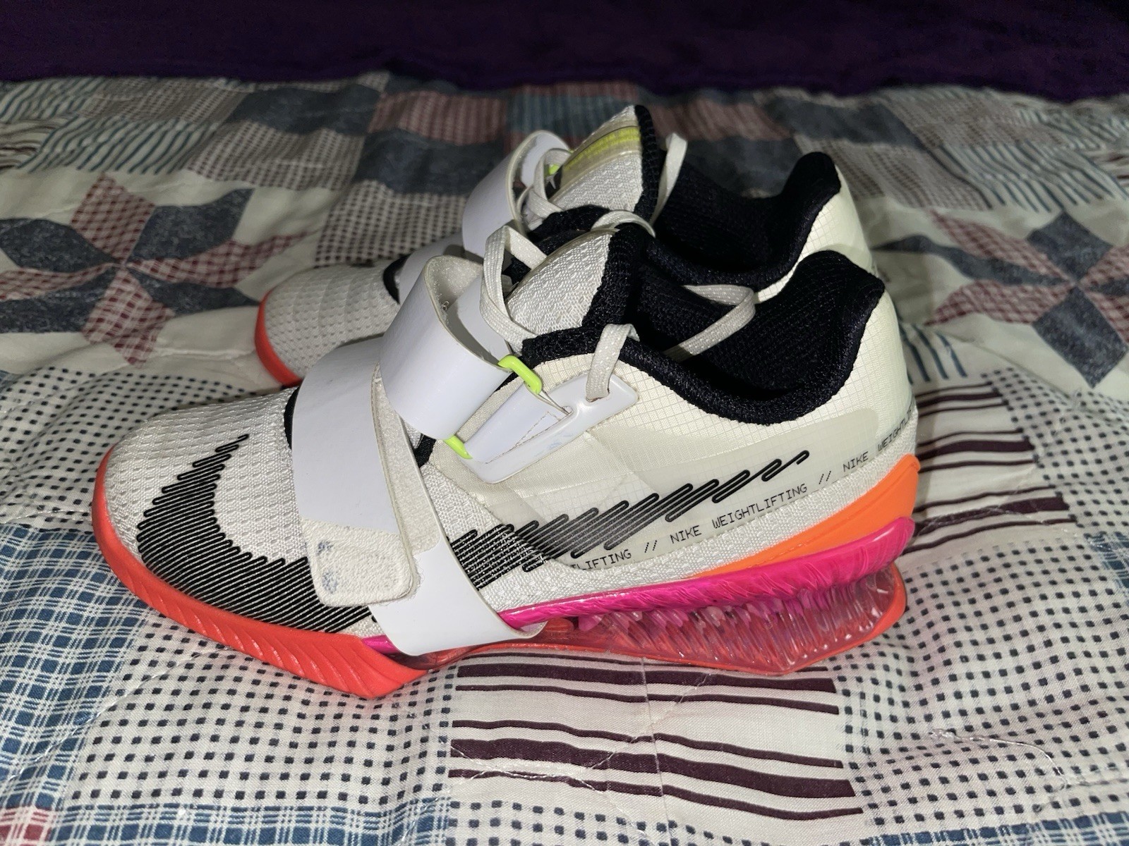 Nike Men’s 5 Women’s 7 Romaleos 4 SE Rawdacious Weightlifting Shoes DJ4487-121