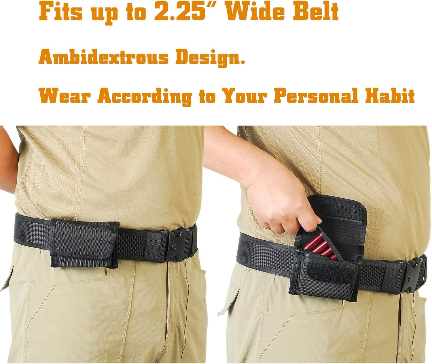 Molded Speed Strips Pouch with 4 Speed Strips for .38/.357 & 40SW Secure Carry