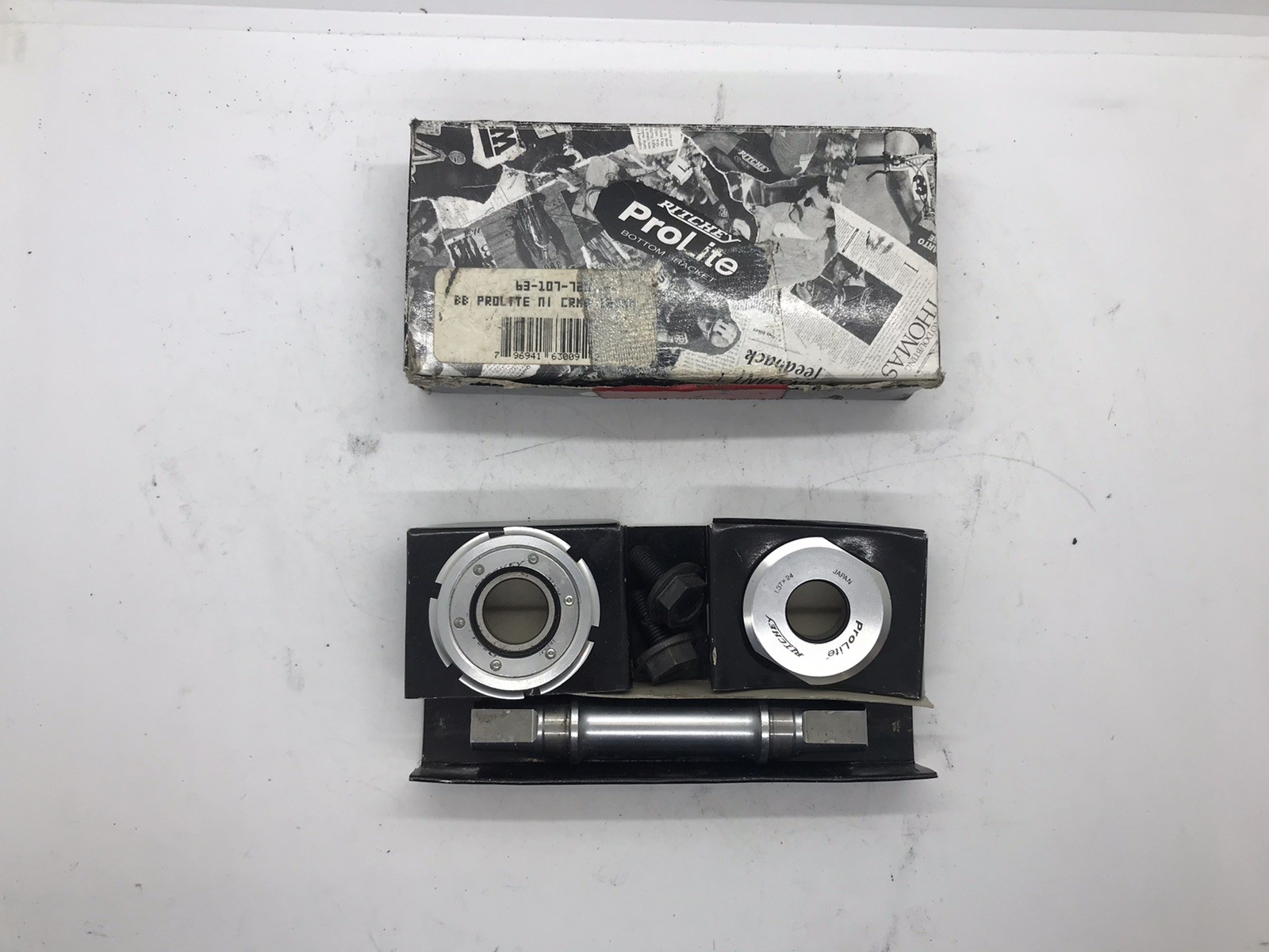 Vintage Ritchey ProLite Square Taper Bottom Bracket 68 mm x 107 mm