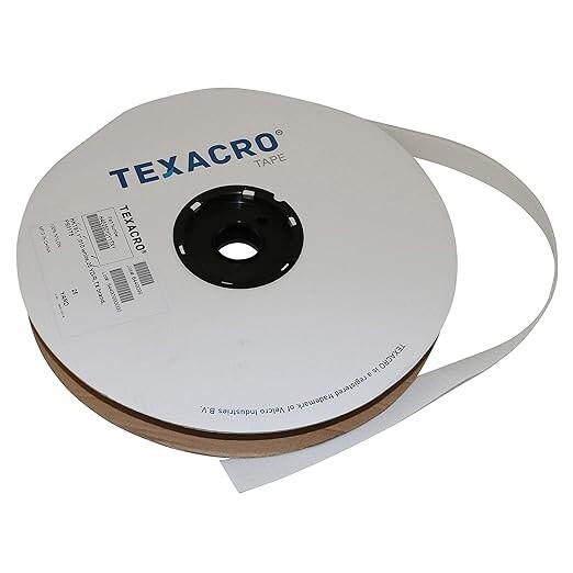 Velcro USA TEXACRO Adhesive-Backed Loop-Side Only: 1" x75 ft. White