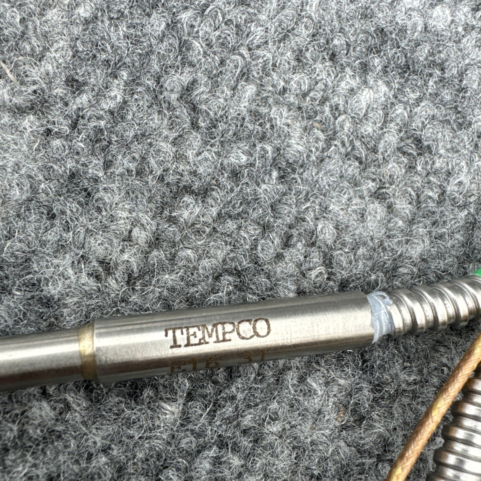 TEMPCO E16 31 MTA02211 Thermocouple,Type K-U New