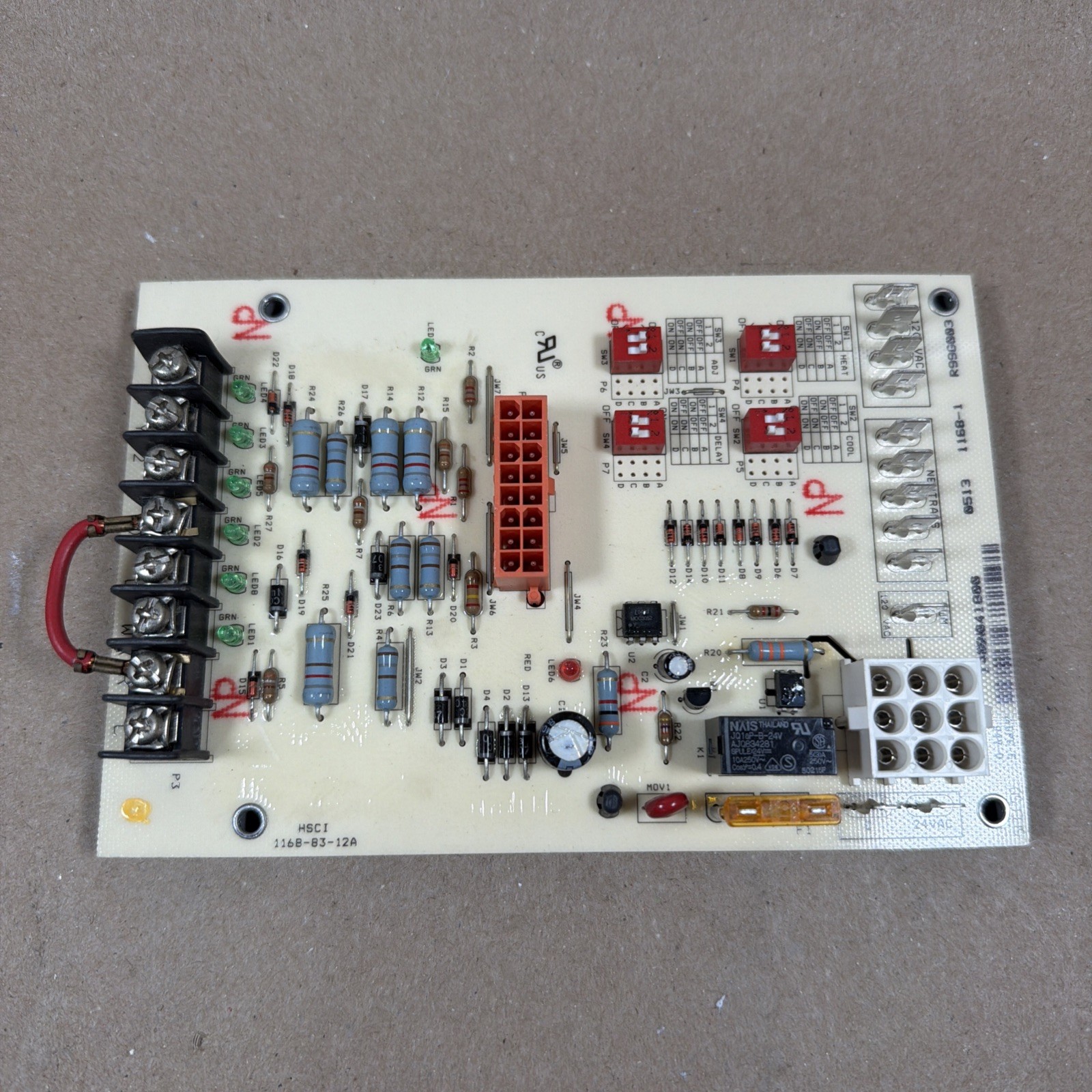 TESTED🔥 1168-1.  R99G003.  Furnace Control Board 1168-83-12A