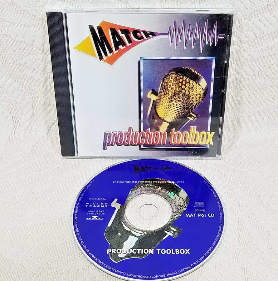 MATCH PRODUCTION TOOLBOX MAT P01 CD SOUND EFFECTS LIBRARY (KILLER TRACKS)