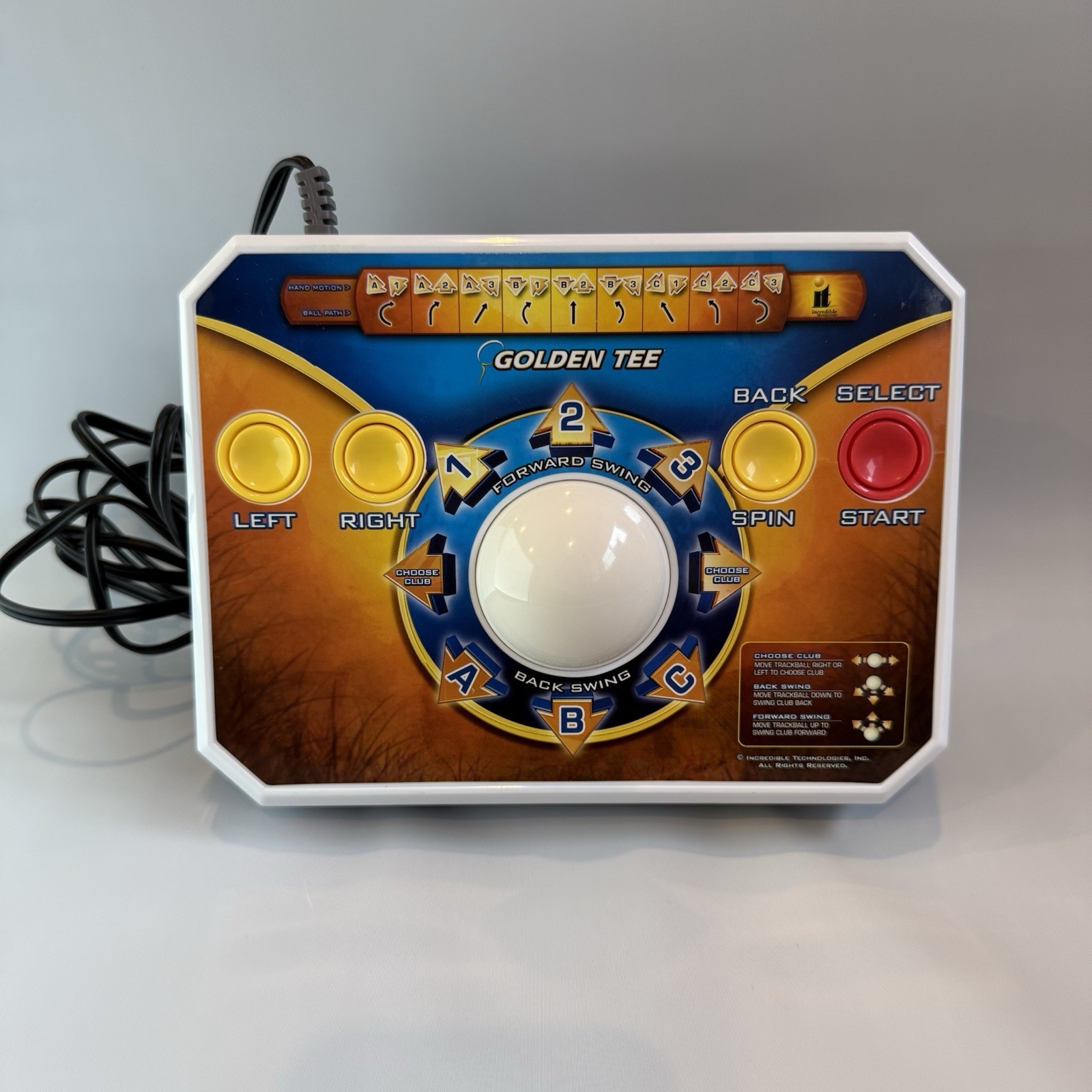 Golden Tee Golf Plug & Play 2011 Ed. Home TV Game Jakks Pacific Tested Working