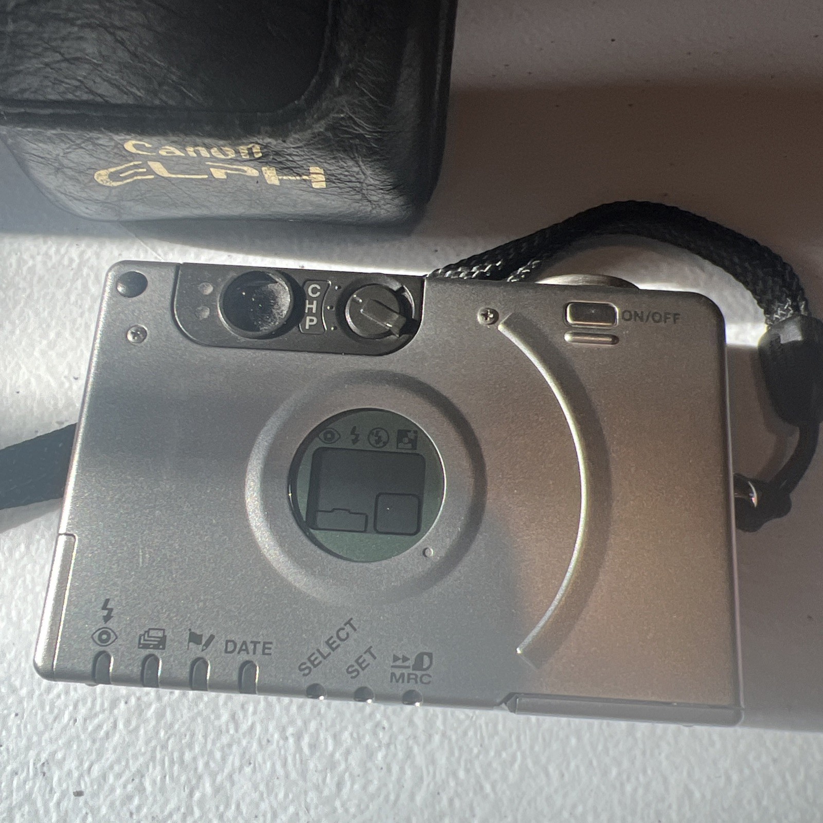 Canon Elph - point and shoot vintage silver camera