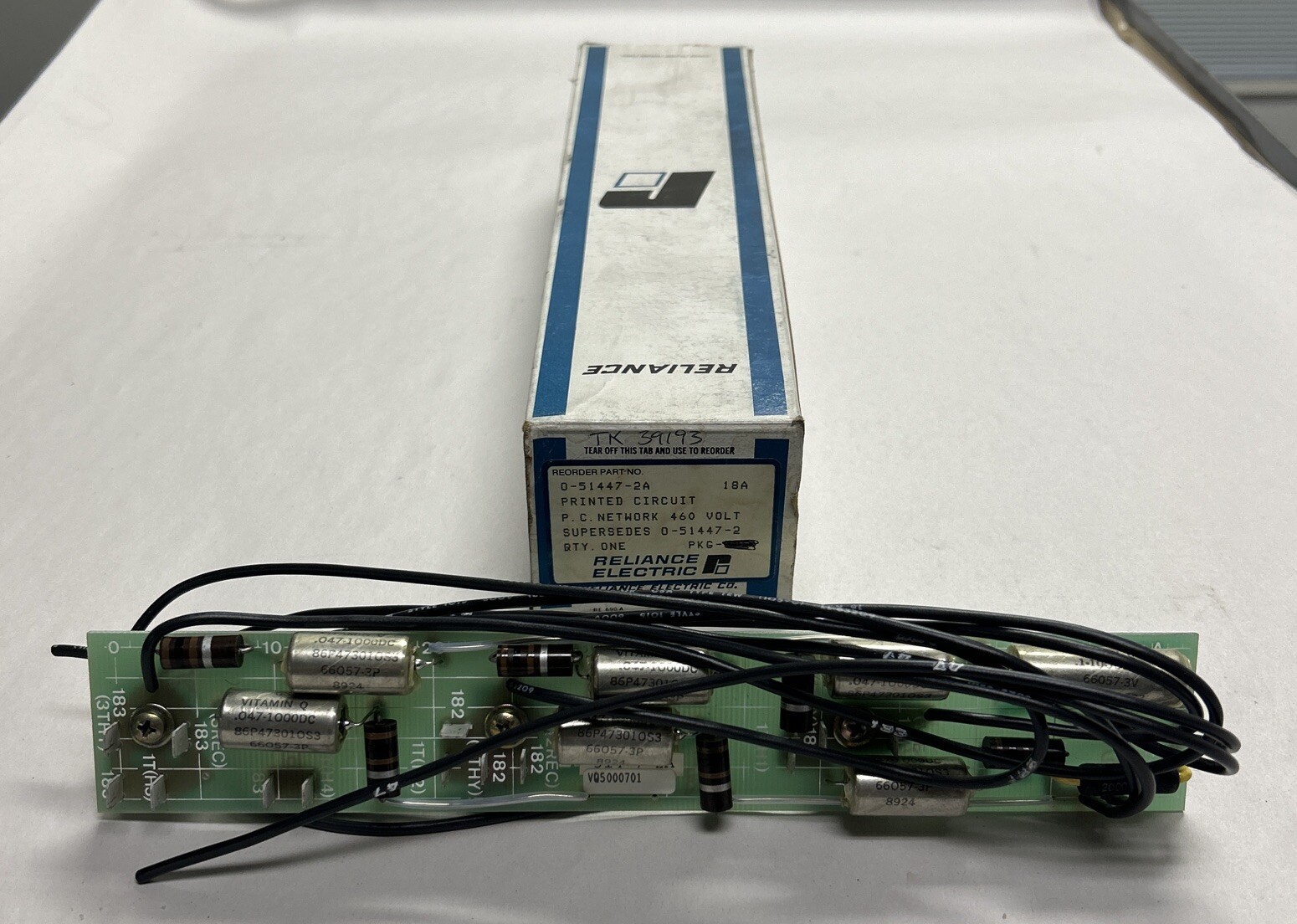 RELIANCE,0-51447-2A,PRINTED CIRCUIT NETWORK BOARD NEW