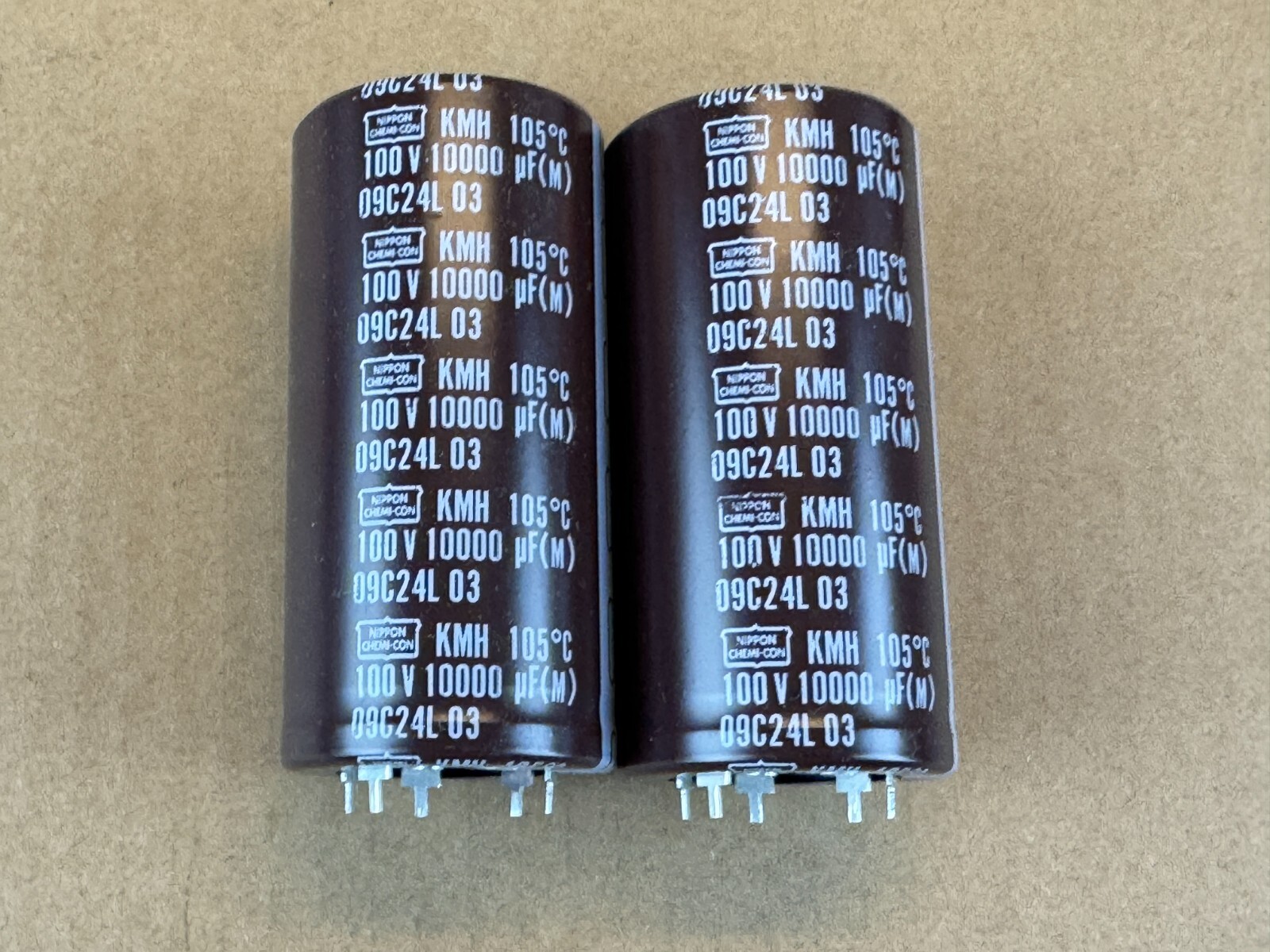2 New 10000 uf 100v Main Filter Capacitors Marantz 2245 2270 4240 EXACT FIT 40mm