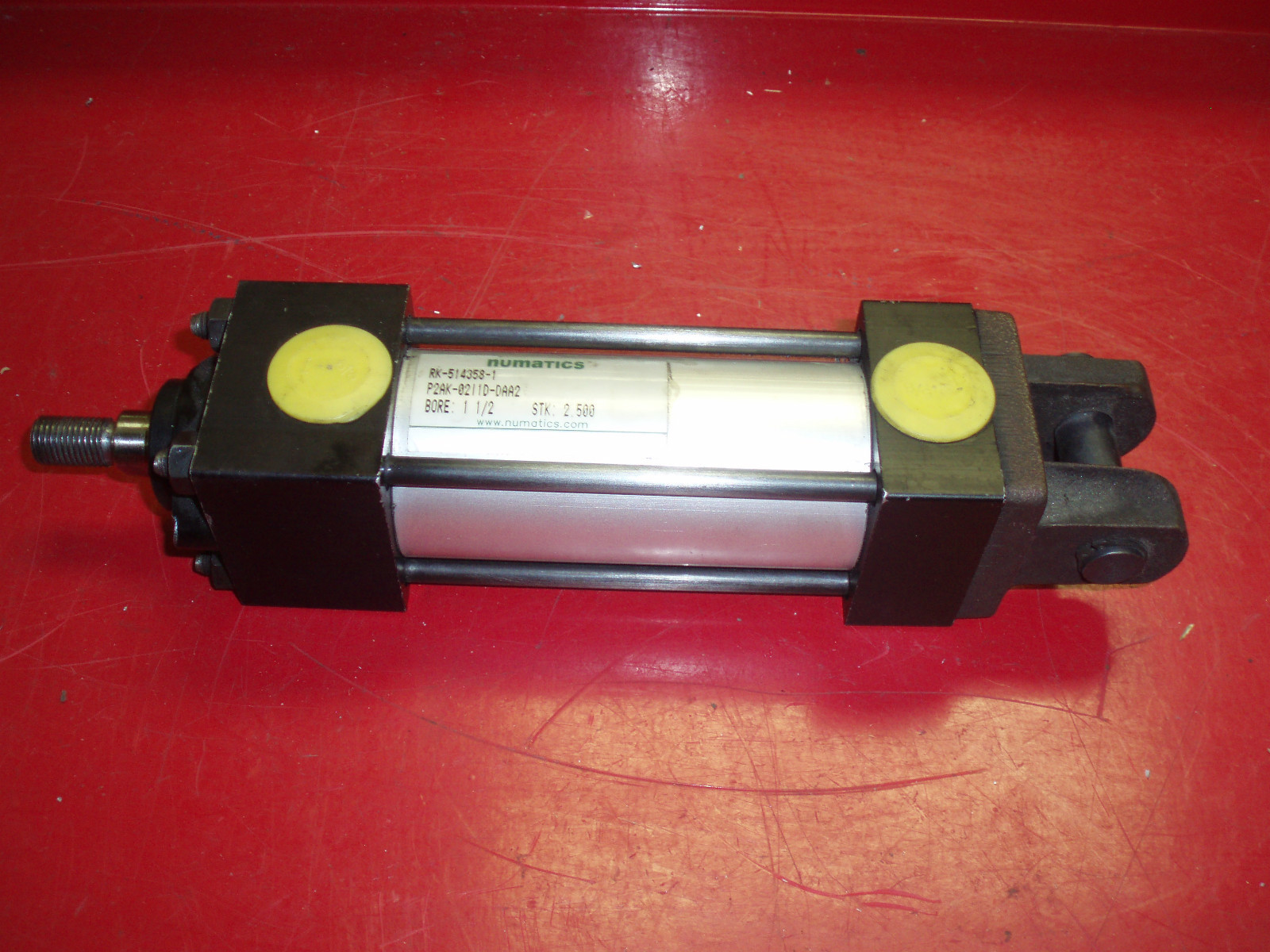 NUMATICS PNEUMATIC CYLINDER #P2AK-02L1D-DAA2 LINEAR STROKE: 2.5"