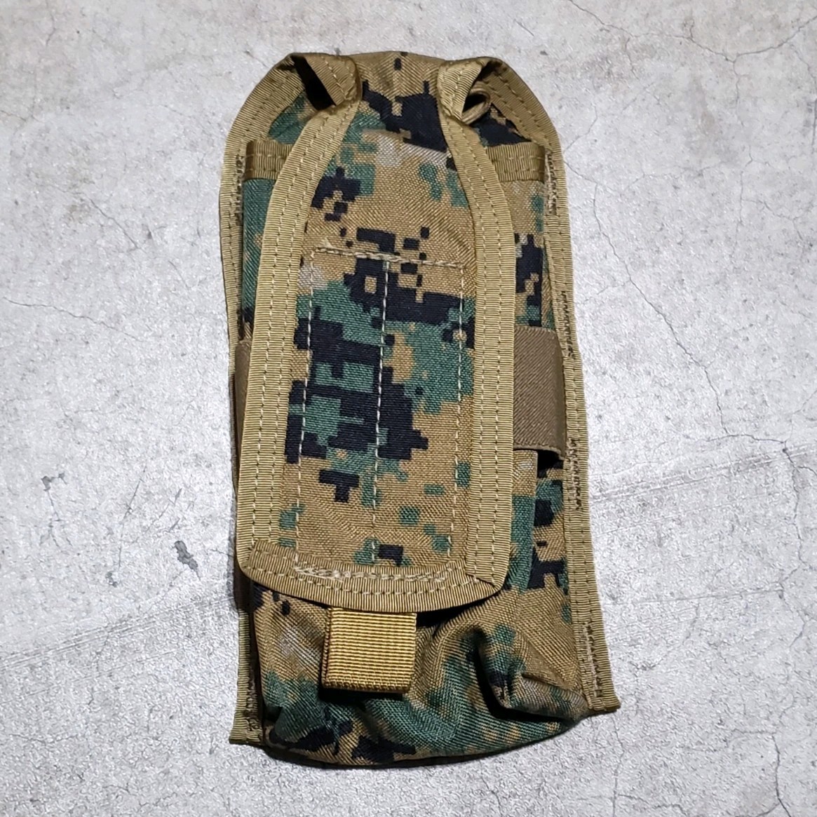USMC FireForce PRC-112 Radio Utility Magazine Pouch Coyote Brown MARPAT Woodland