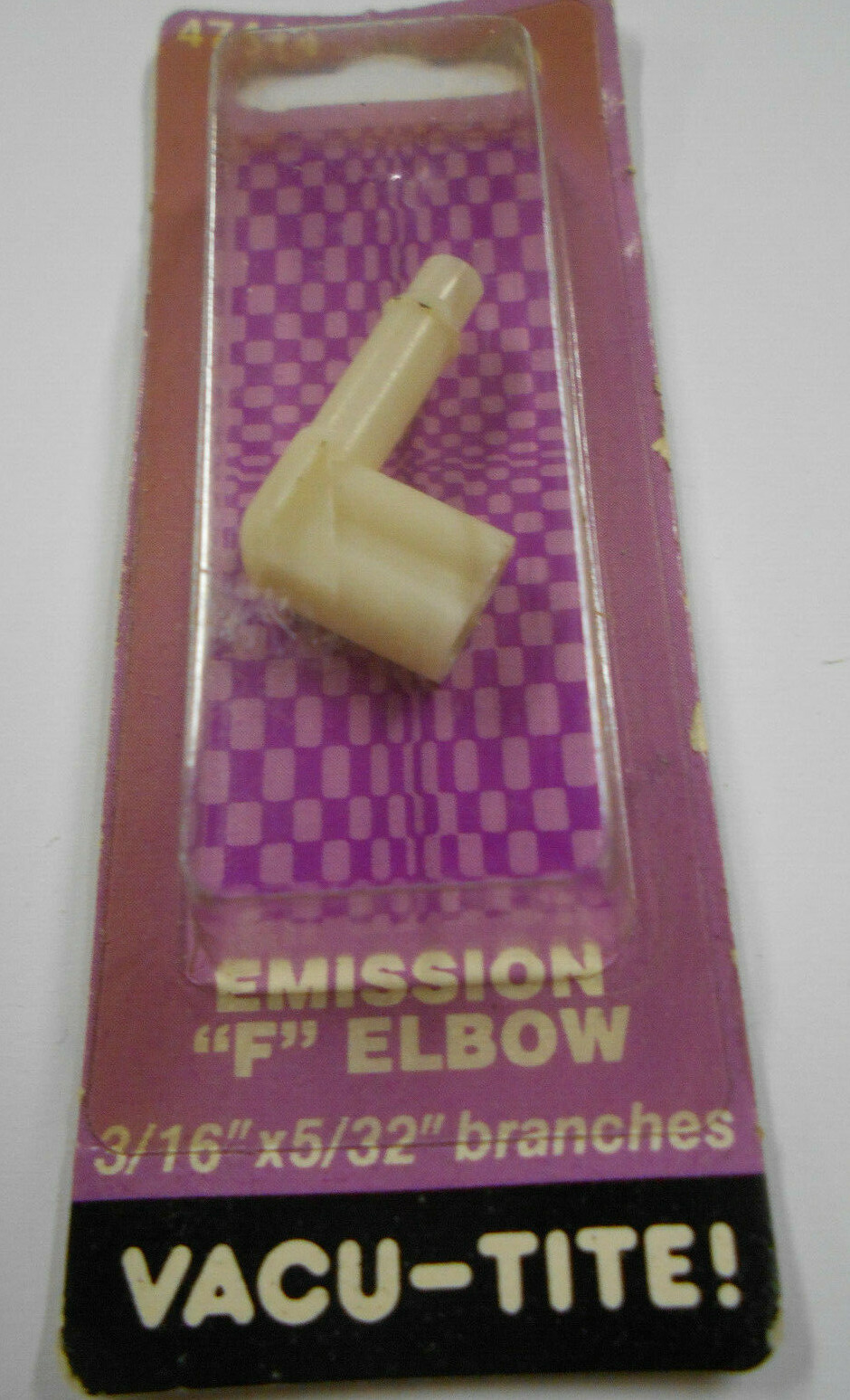 Dorman 47414 Vacuum Emission "F" Elbow 3/16" x 5/32" Branches