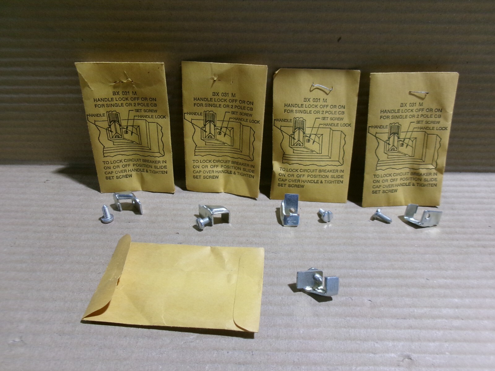 NEW LOT OF 5 CROUSE-HINDS BX031M HANDLE LOCK OFF OR ON
