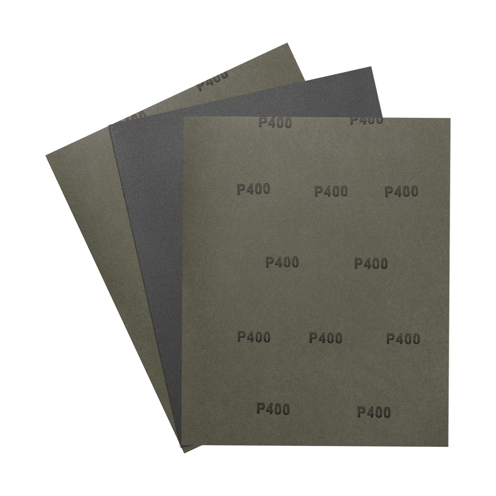 3pcs Sand Papers - [9 x 11 Inch x 400 Grits] Wet Dry Sandpaper Sheets