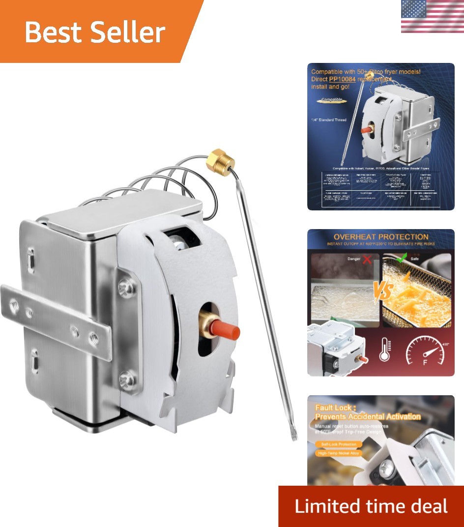 450°F High Limit Manual Reset Switch for Pitco Fryers - Energy Efficient