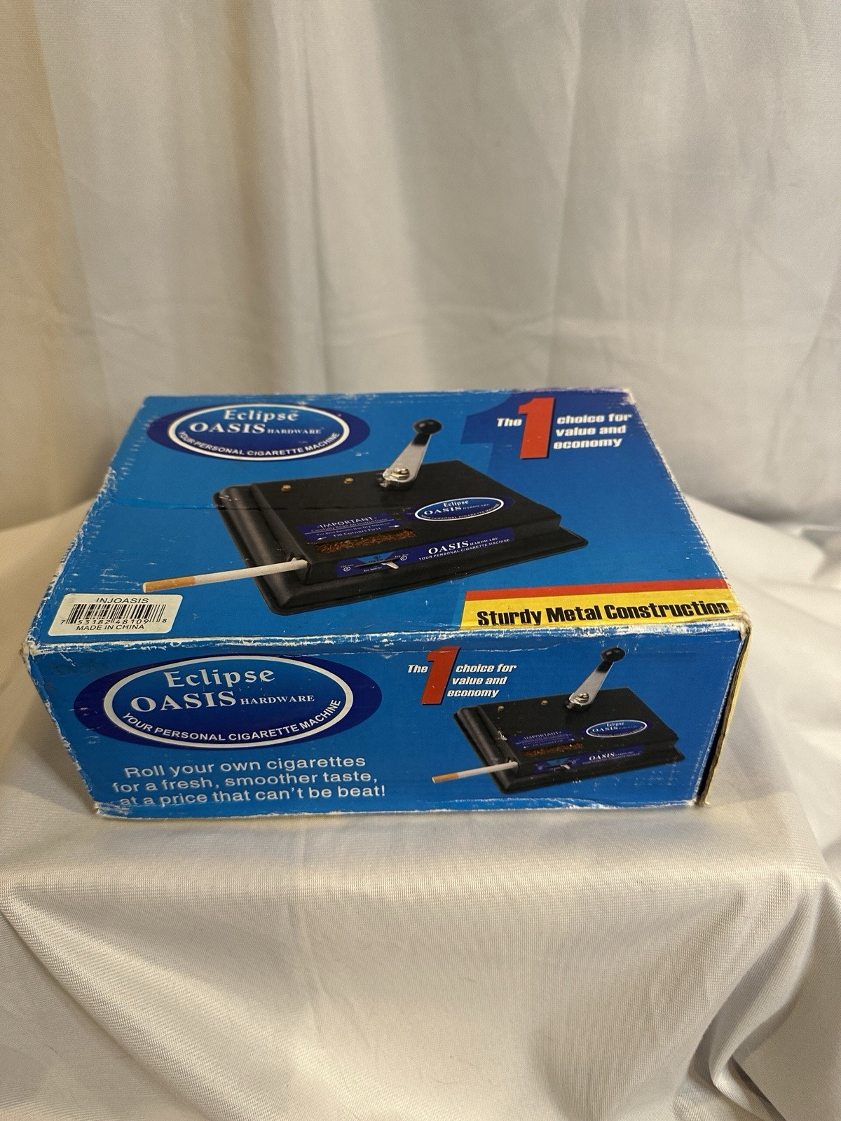 Eclipse Oasis Hardware Cigarette Tobacco Injector Roller Machine Open Box