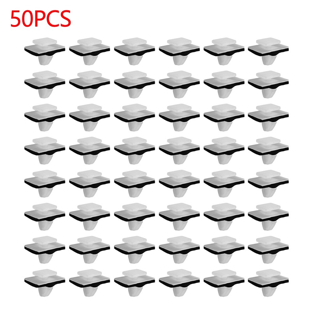 50x Nylon Moulding Clips Rocker Panel Retainer W/ Sealer For Hyundai 87756-2E000