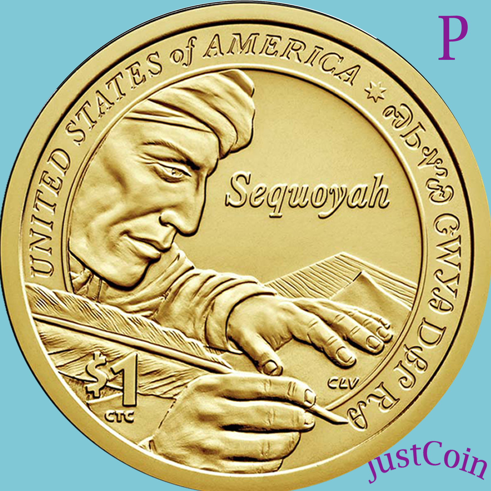 2017-P NATIVE AMERICAN SACAGAWEA DOLLAR FROM U.S. MINT ROLL UNCIRCULATED
