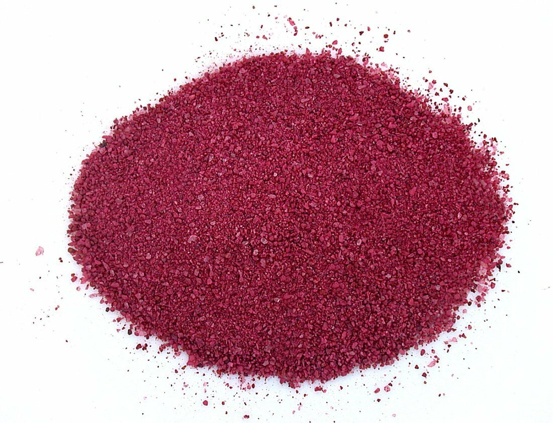 Half Pound Dyed Red Ruby Jade Inlay Sand Painting Craft Powder 2mm And Less