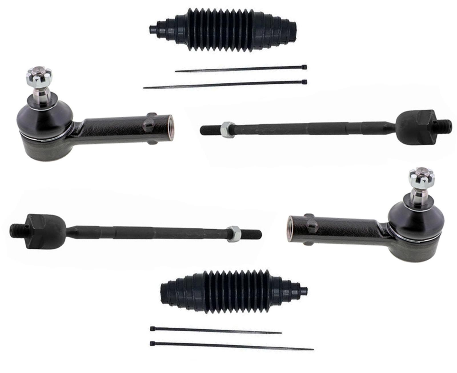 Front Inner & Outer Tie Rods For Hyundai Genesis Coupe 2010 2011 2012 2013 2016