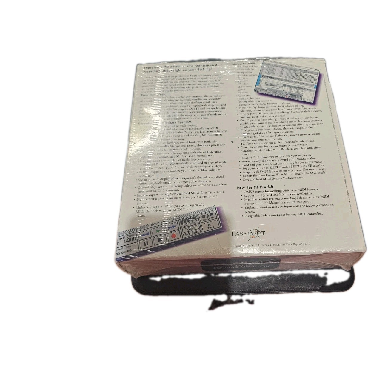 Vintage Passport Designs Master Tracks Pro SIX complete MIDI sequencing software