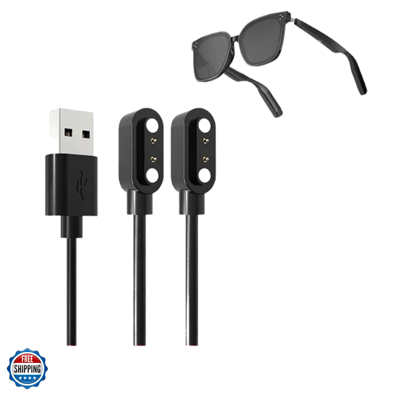 Smart Glasses Charger,1 Pack Compatible with SmartGlasses Charging Cable Magn...