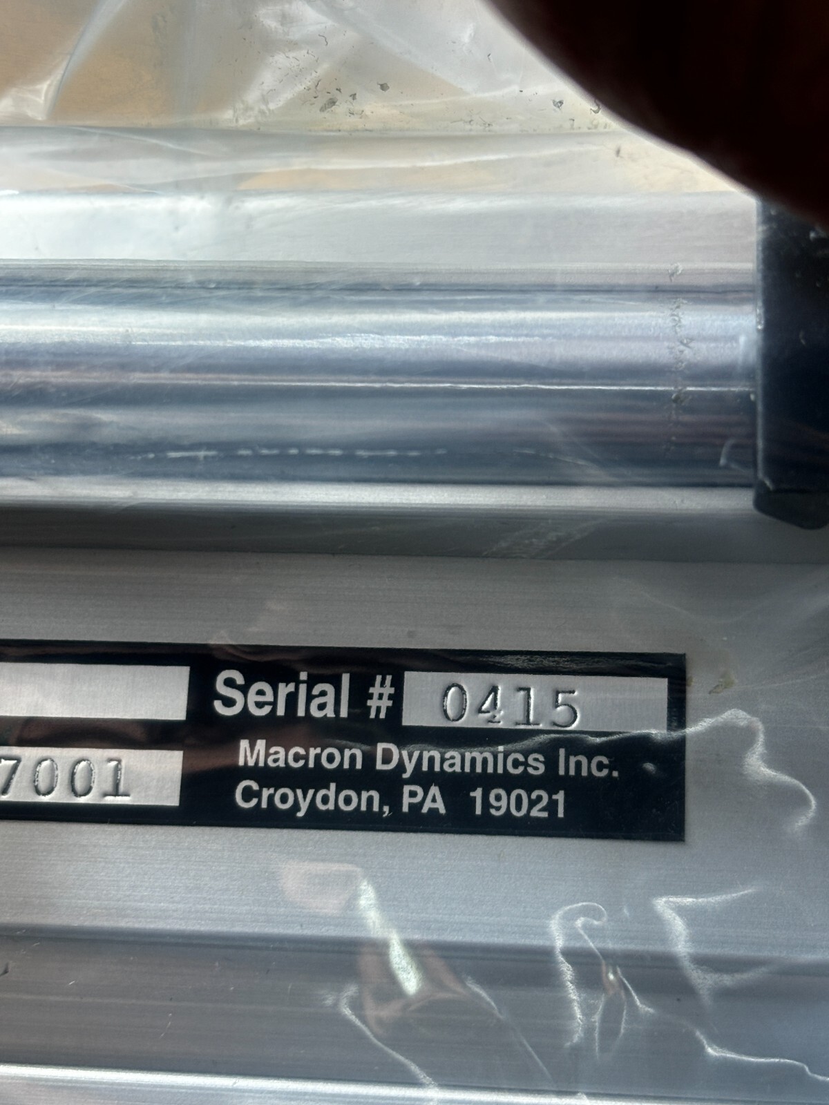 Macron Dynamics 10187001 Linear Actuator 162K558H01 NEW SN: 0415 ✅