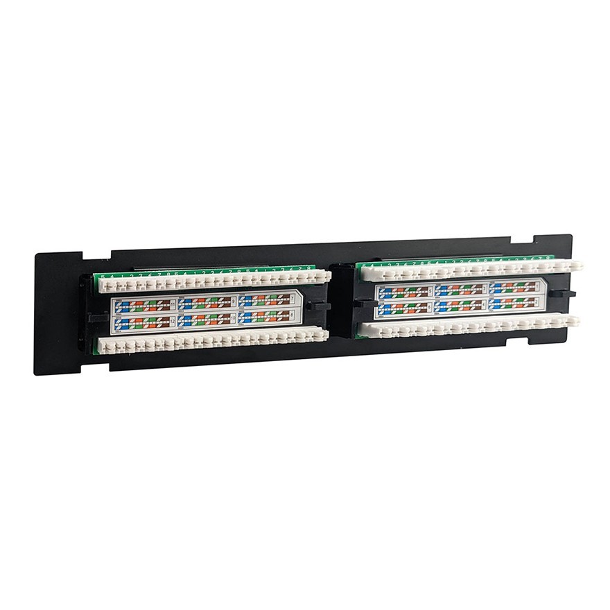 Simply45 Loaded 12-Port Wall Mount Cat5e UTP Patch Panel (S45-2512)