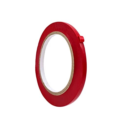 WOD VTC365 Vinyl Pinstriping Tape, 1/4 inch x 36 yds. for 1/4 inch (6mm) Red
