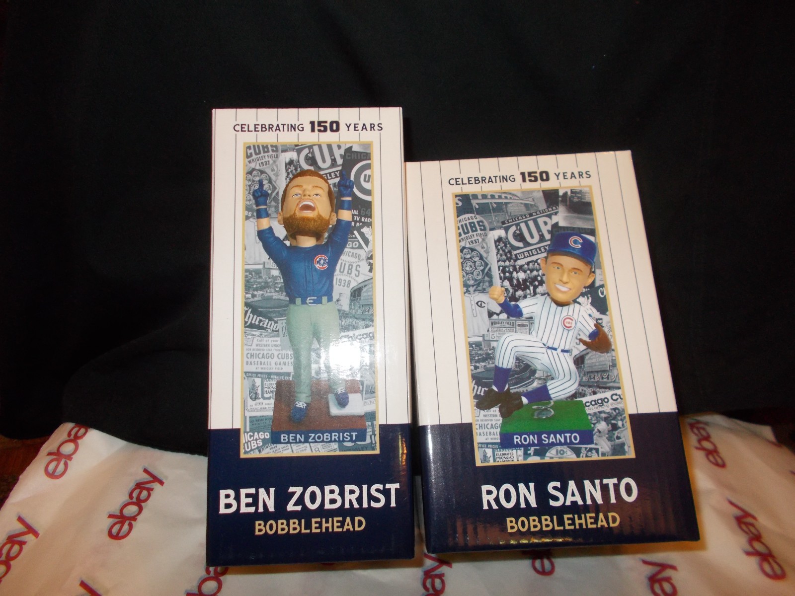 2026 Chicago Cubs Ron Santo Bobblehead SGA 4/26 & Ben Zobrist