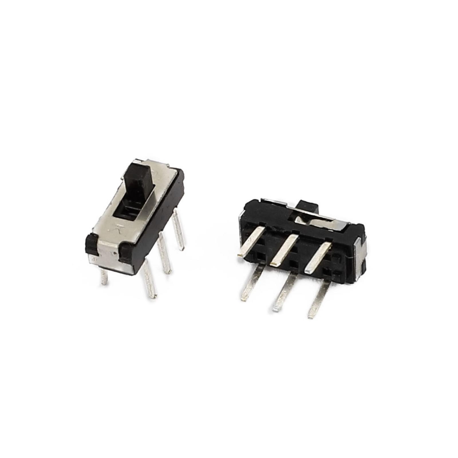 20Pcs 2 Position DPDT 2P2T 6 Pin PCB Panel Micro Vertical Slide Switch