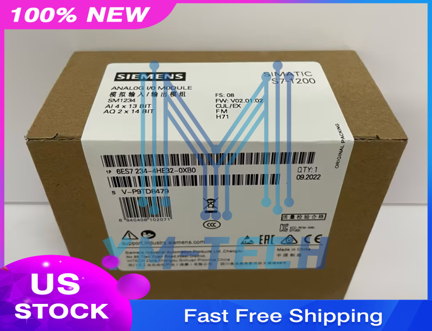1PCS NEW SIEMENS 6ES7234-4HE32-0XB0 6ES7 234-4HE32-0XB0 PLC Module fast shipping
