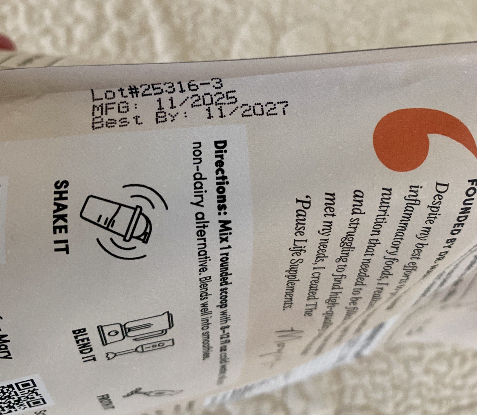 The Pause Nutrition Protein + Creatine