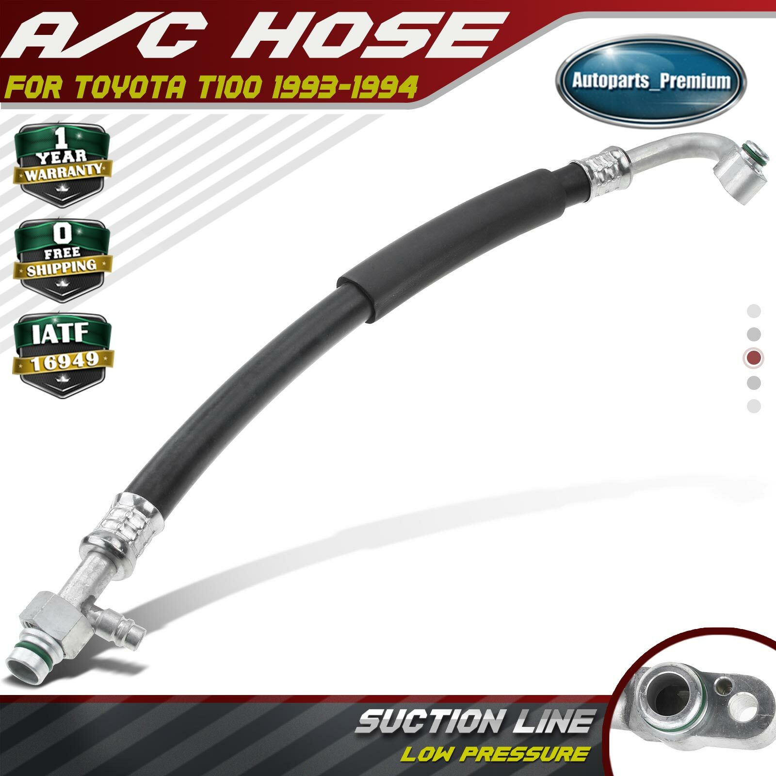 New Suction Line for Toyota T100 1993 1994 V6 3.0L SOHC Low Pressure 8871234010