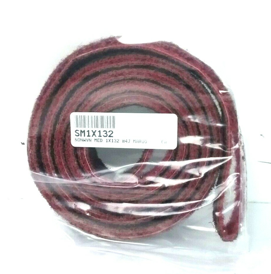 Klingspor SM1X132 NONWVN MED 1 x132  #4J Maroon NWAMED01013204