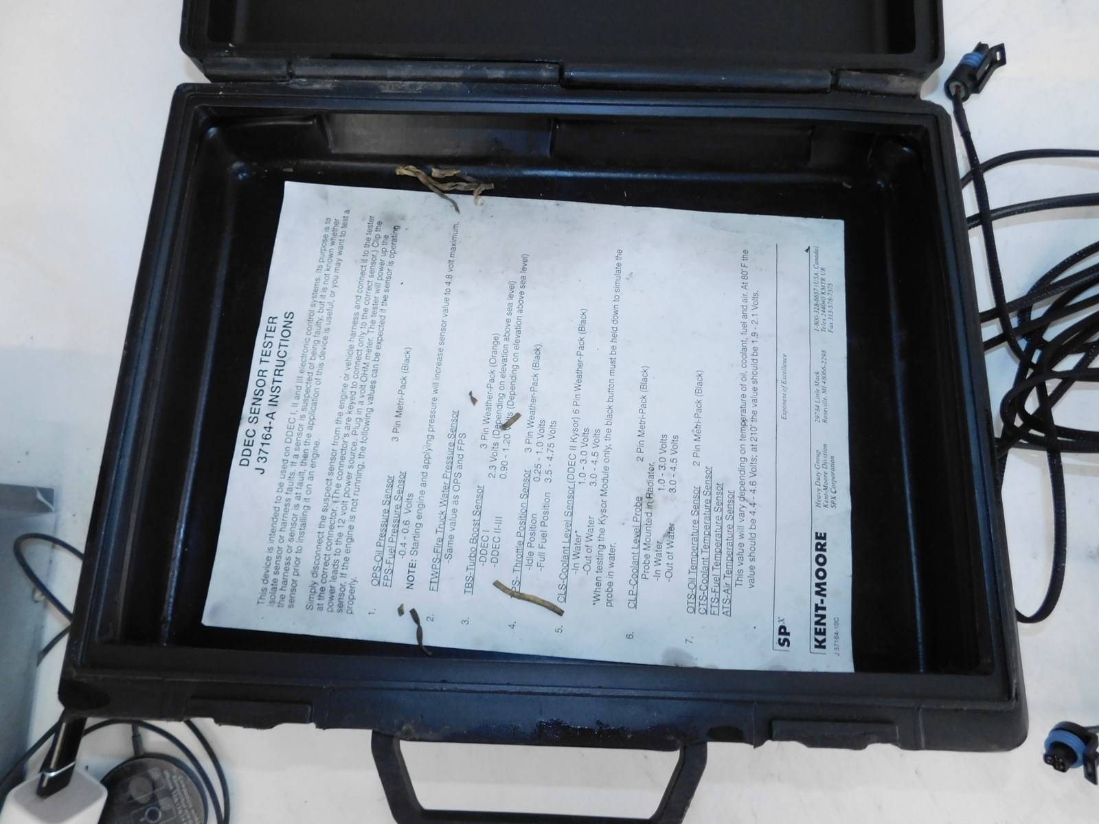 KENT MOORE DDEC SENSOR TESTER J37164-A (SIS20)
