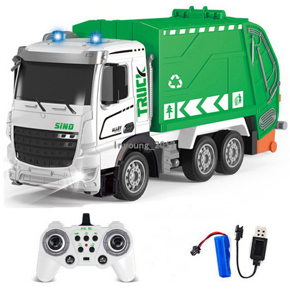 1:12 Remote Control Garbage Truck 2.4GHz RC Truck Toy Car Boys Toys Kids Gifts