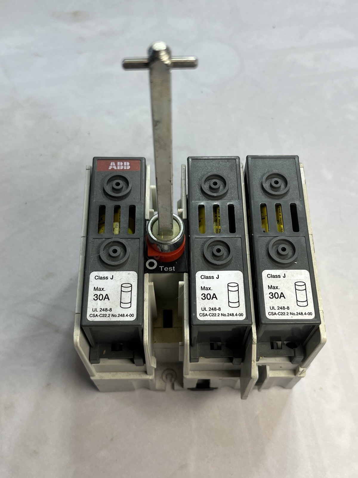 ABB OS 30FAJ12 30A 3P 600v General Purpose Switch with Fuses