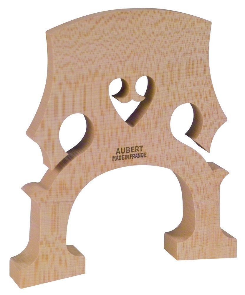 Aubert 1051HM 1/2 Size Mirecourt Self-Adjusting Fitted Bridge for Cello, Medium