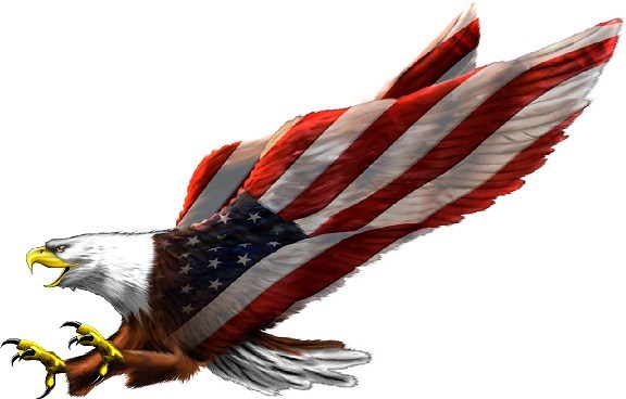 Screaming Eagle cornhole board game decals