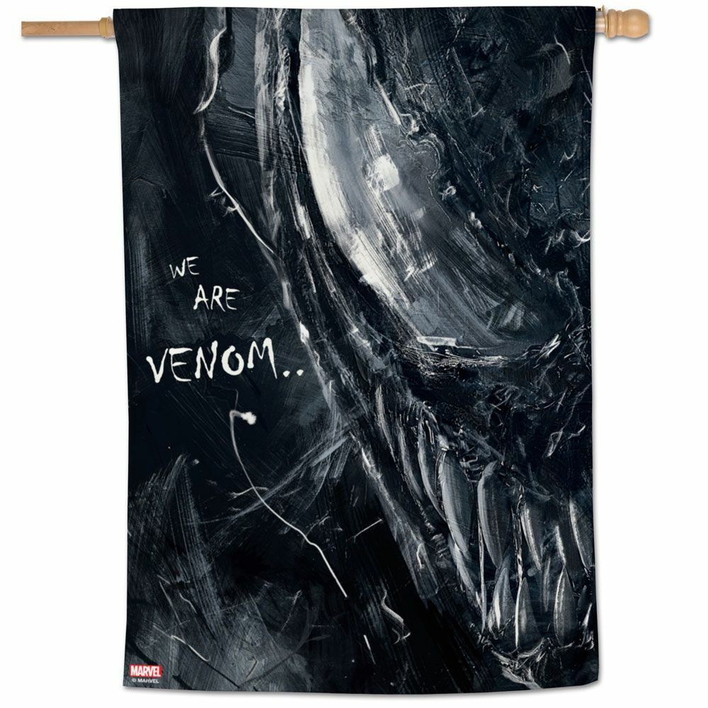 VENOM WE ARE VENOM MARVEL 28"X40" BANNER VERTICAL FLAG NEW WINCRAFT 👀