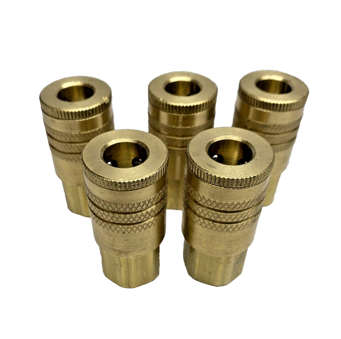 Lot Of 5, VHC75 1/4″ NPT Female Threaded Coupler