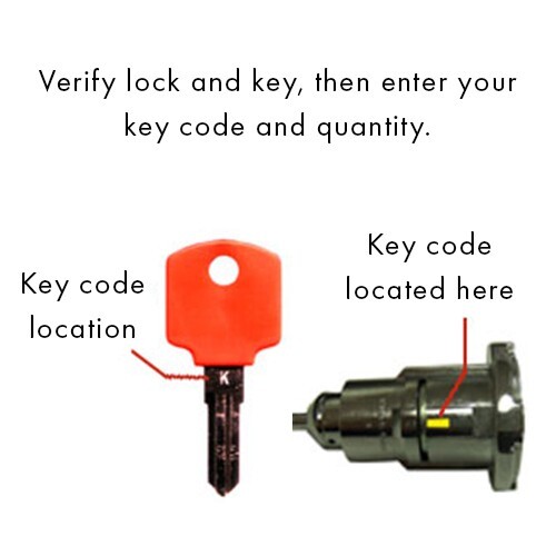 K782 3- New Weather Guard Tool box keys cut to code K782