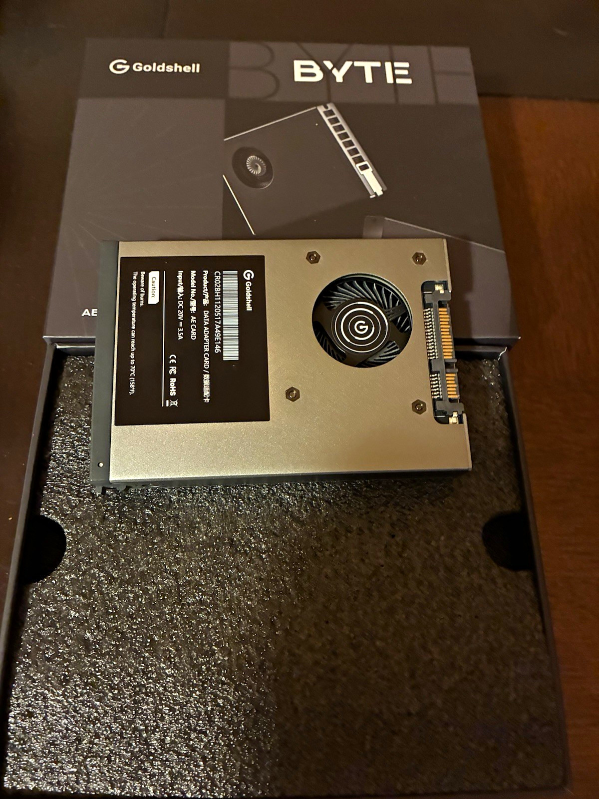Goldshell BYTE AE Card