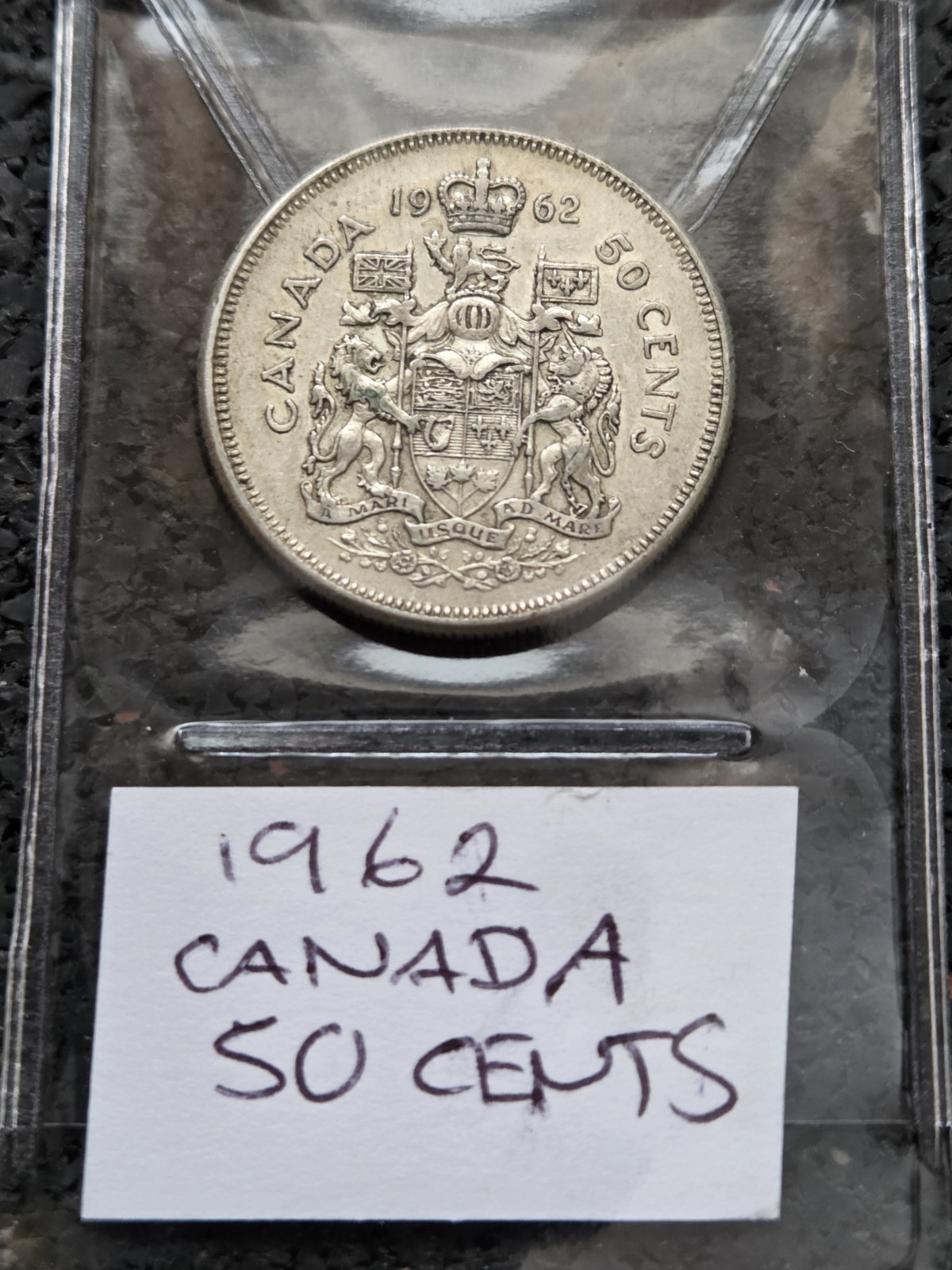 1962 Canada 50¢ - .800 SILVER FREE SHIPPING Good Grade